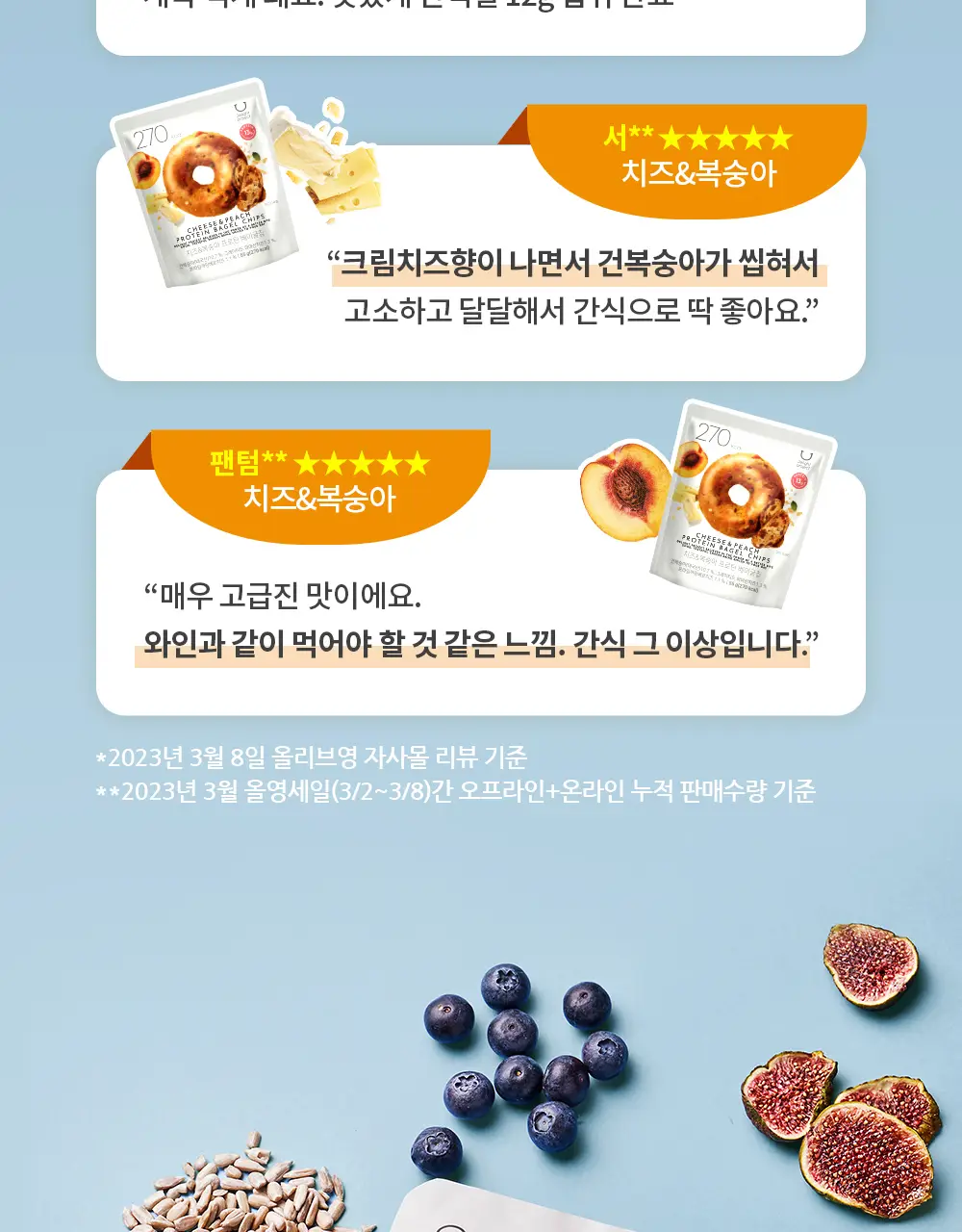 딜라이트 프로젝트 단백질 스낵 모음전 (프로틴 베이글칩&베이커리칩) 상세페이지 4