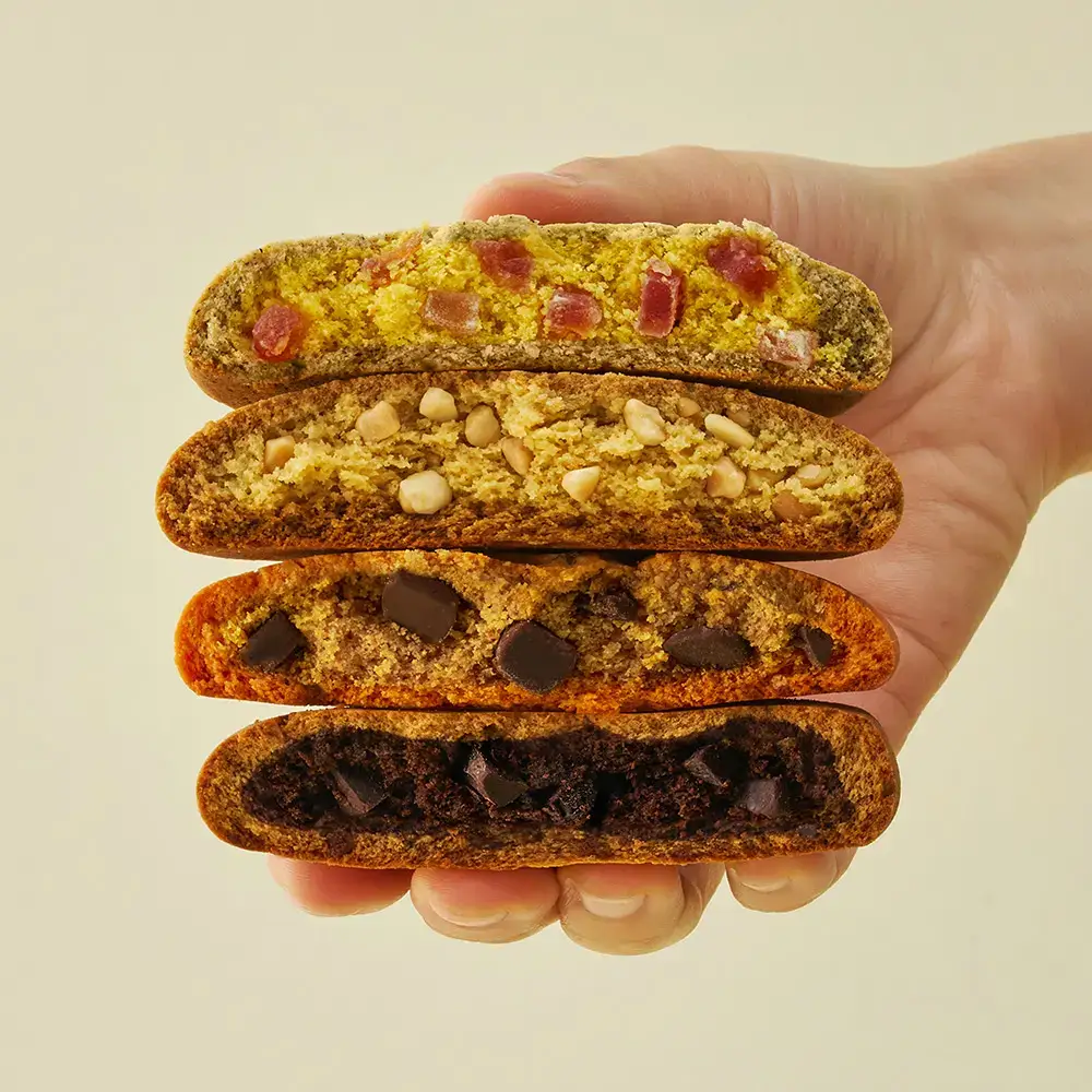 랩노쉬 더블레이어 단백쿠키 50g 2종 택1 (땅콩카라멜, 레몬 얼그레이)