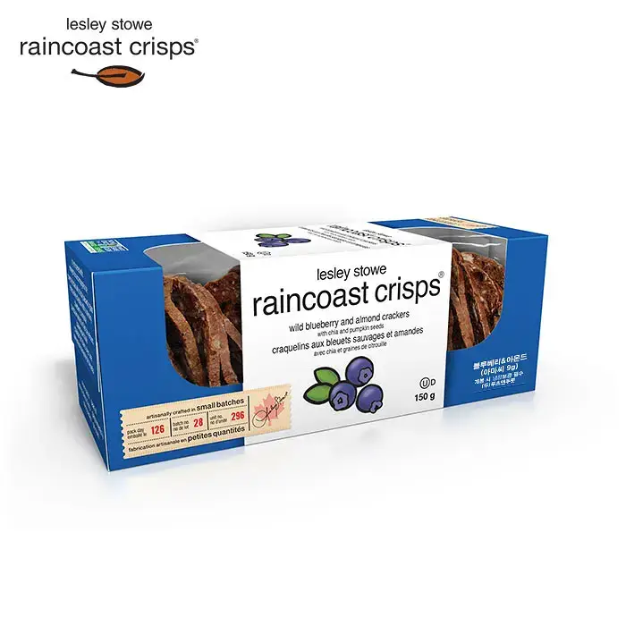 레인코스트 크리스프 크래커 150g 블루베리&아몬드
