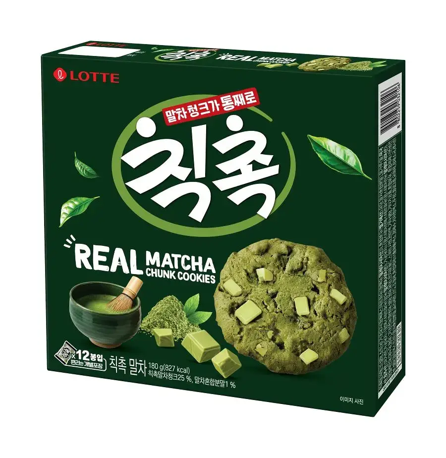 롯데 칙촉 말차 180g