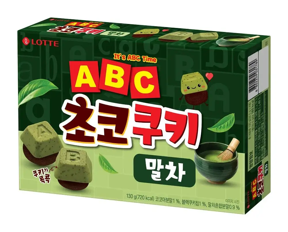 롯데 ABC초코쿠키 말차 130g