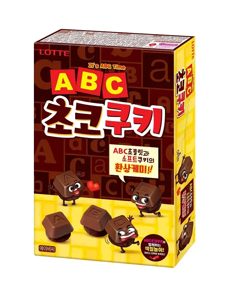 롯데 abc 초코쿠키 4개입 (152g)