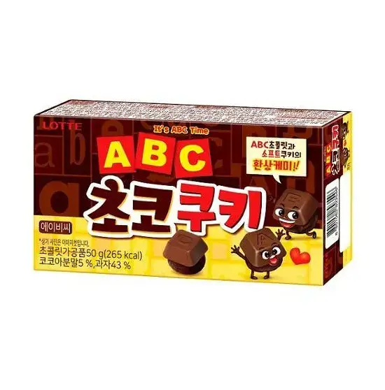 롯데 abc 초코쿠키 50g