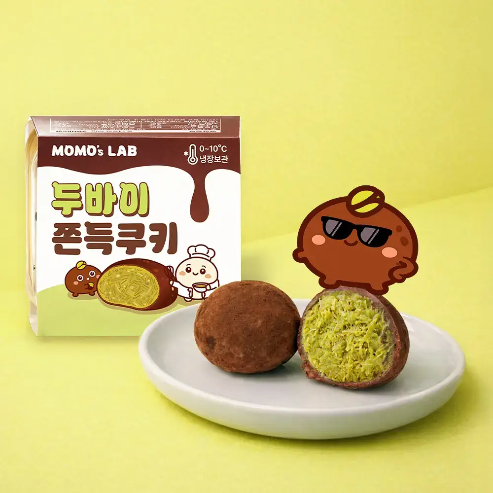 모모즈랩 두바이 쫀득쿠키 50g x 4개입