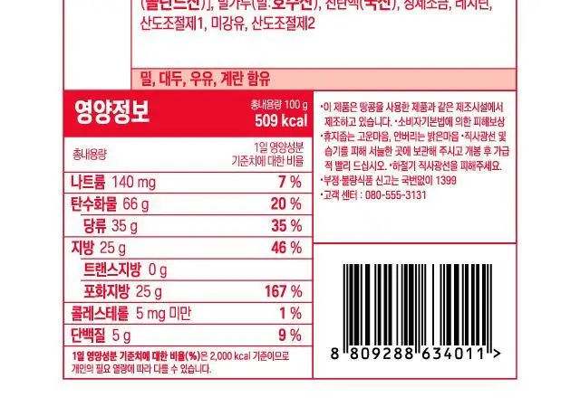 배스킨라빈스 베리베리스트로베리 미니 웨하스 100g 상세페이지 4