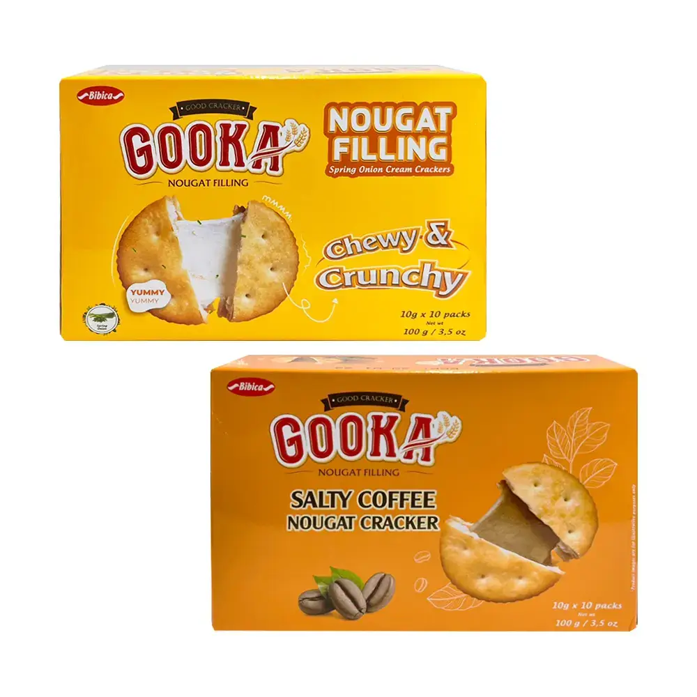 비비카 구카누가크래커100g 2종 택1 (오리지널,솔티커피)