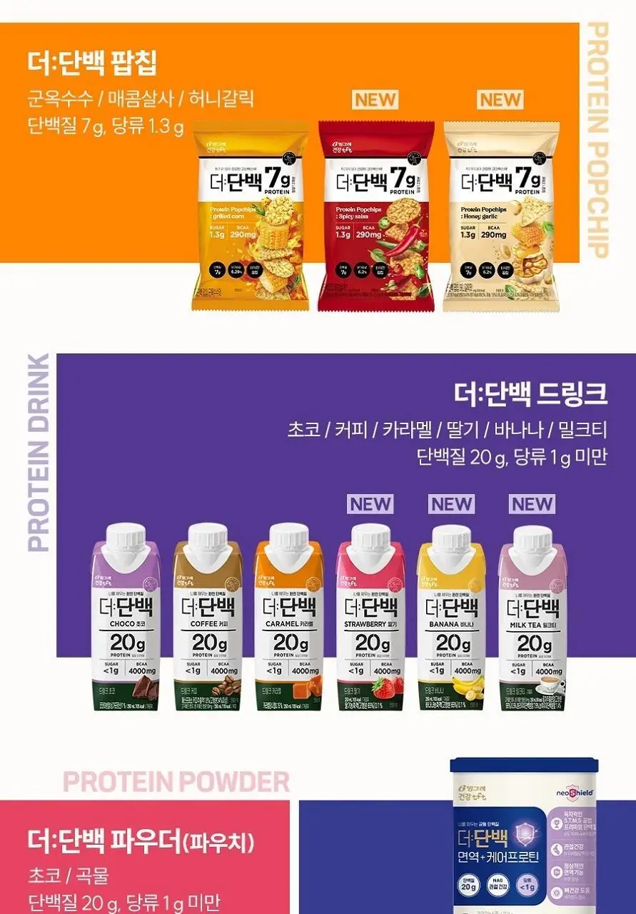 빙그레 더단백 팝칩 3종(군옥수수, 매콤살사, 허니갈릭) 택 1 상세페이지 14