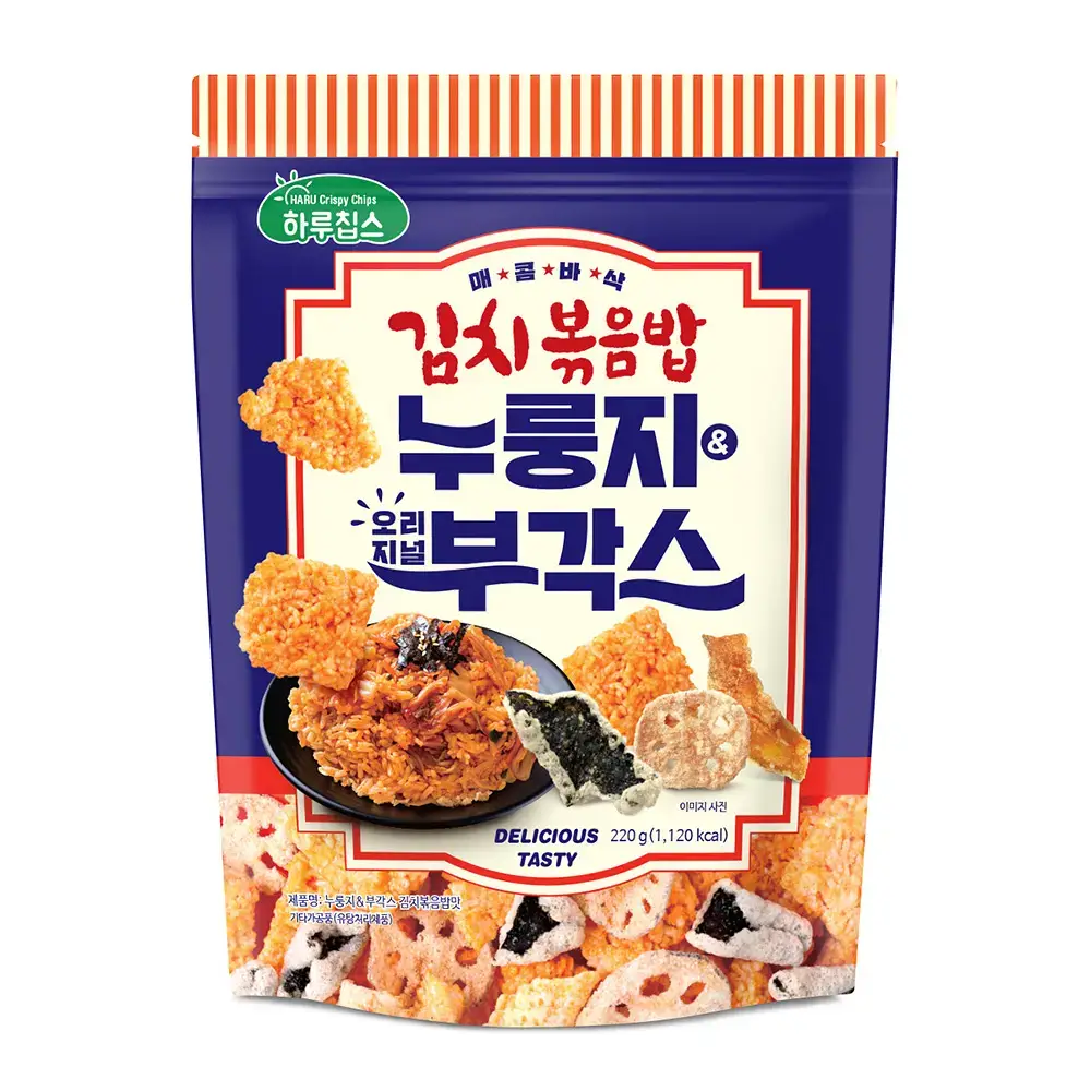 선명농수산 누룽지&부각스 김치볶음밥맛 220g
