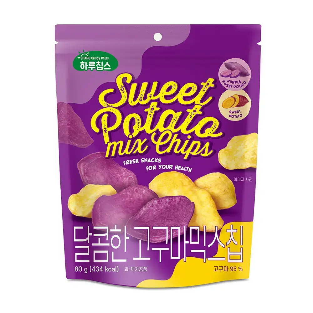 선명농수산 달콤한 고구마믹스칩 80g