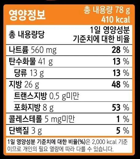 오리온 꼬북칩 바베큐&치미추리소스맛 78g 상세페이지 2