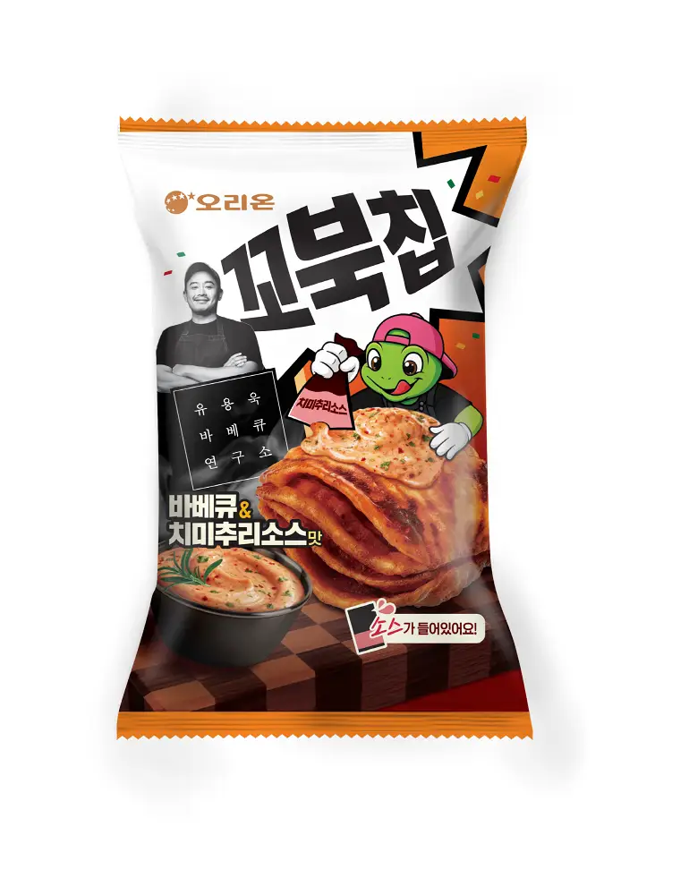 오리온 꼬북칩 바베큐&치미추리소스맛 78g