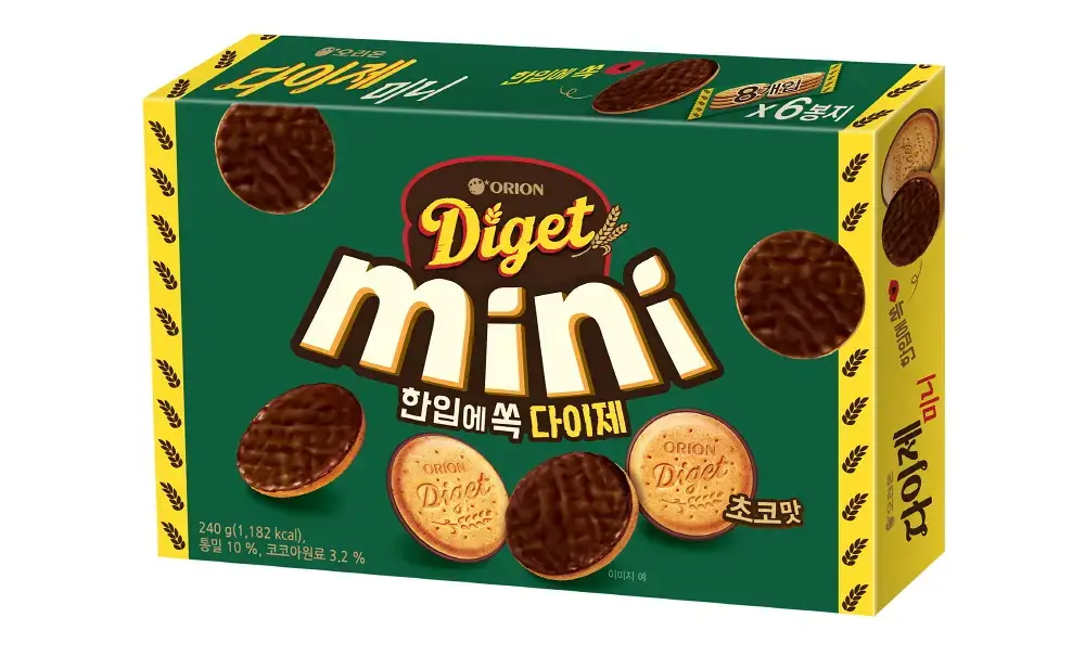 오리온 다이제미니초코6P 240g