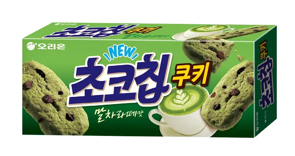 오리온 초코칩쿠키 말차라떼맛 104g