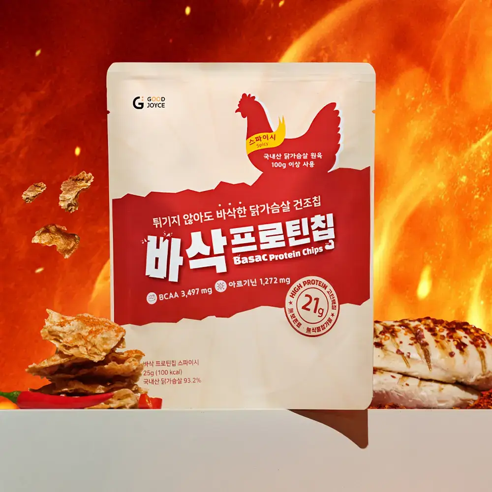 저스트그린 바삭 프로틴칩 25g 스파이시