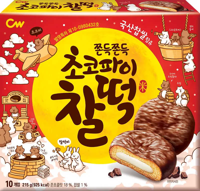 청우 초코파이찰떡 215g