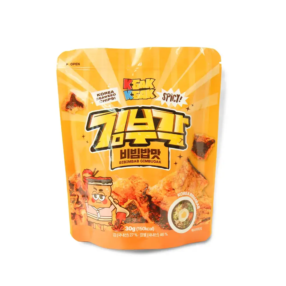 크각크각 찹쌀 김부각 비빔밥맛 30g