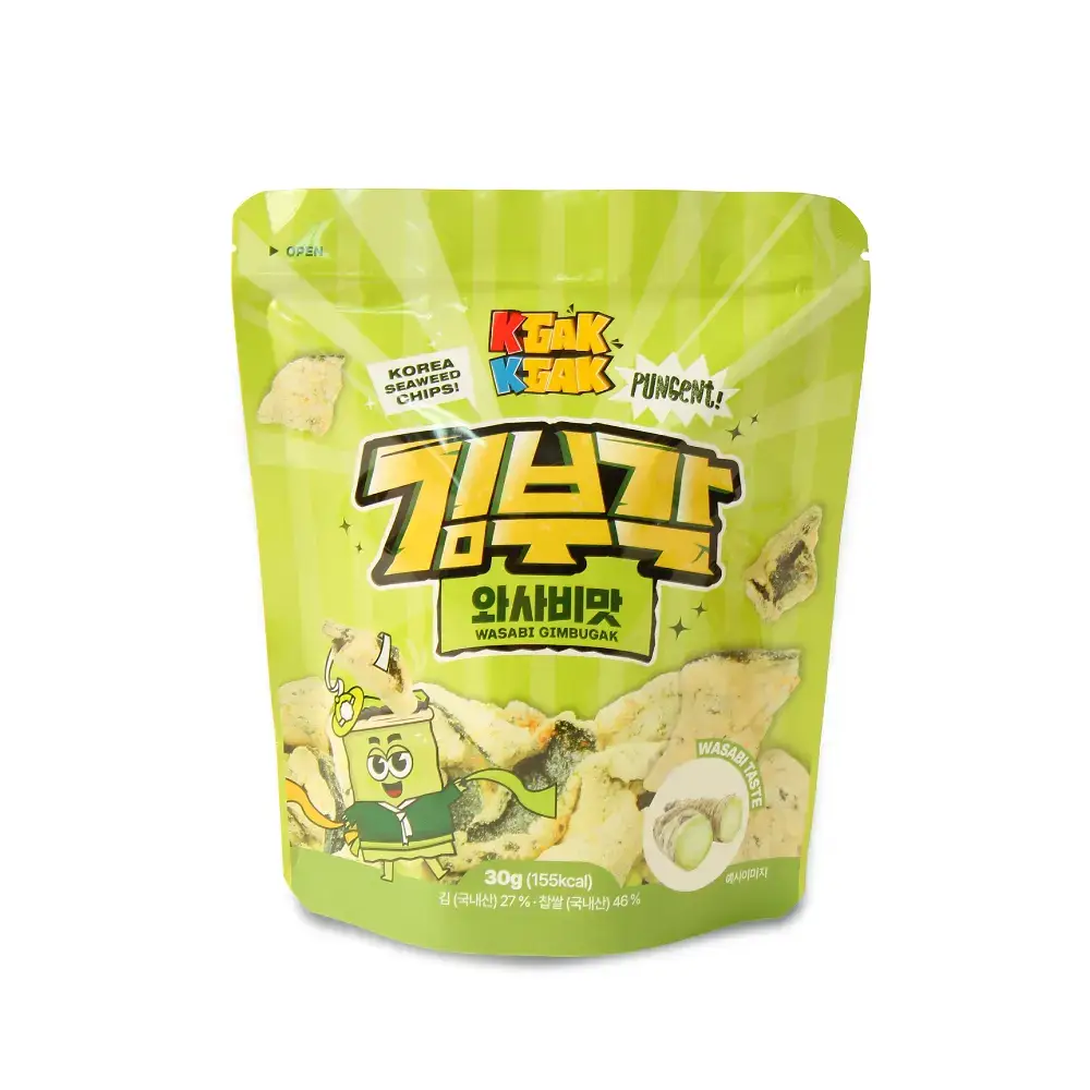 크각크각 찹쌀 김부각 와사비맛 30g