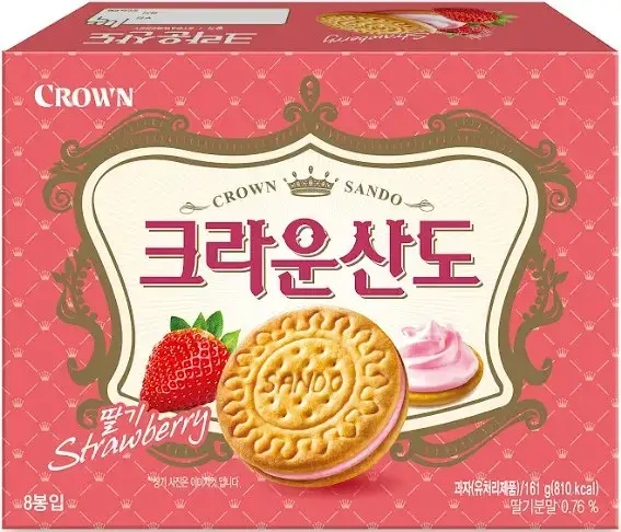 크라운 산도 딸기 161g