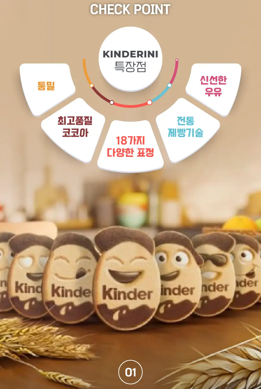 킨더 킨더리니 비스킷 250g 상세페이지 3