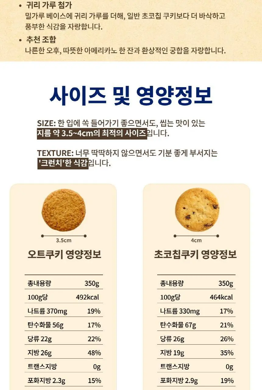 파제르 유바슈바 오트쿠키 350g 초콜릿칩 상세페이지 4