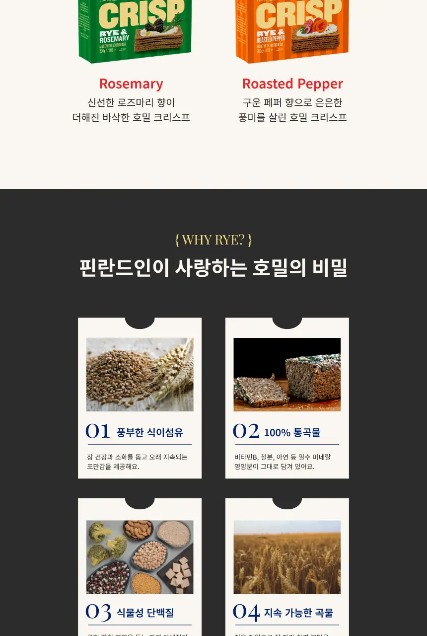 파제르 크리스프브래드 200g 로스티드페퍼 상세페이지 5