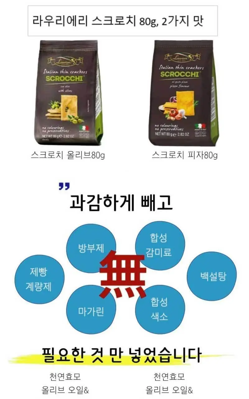 포카치아 스크로치 2종 택1 (피자맛/올리브) 상세페이지 5