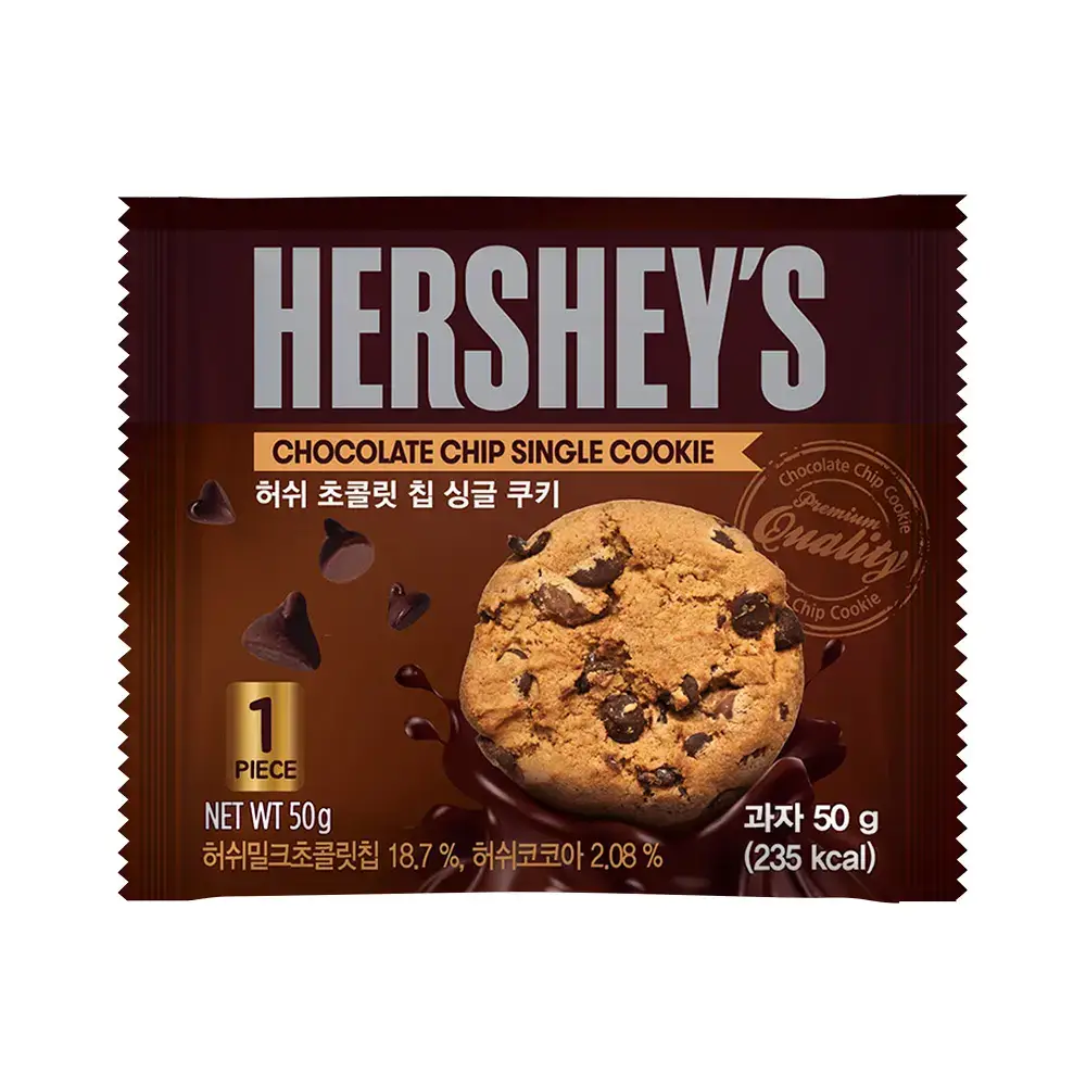 허쉬 초콜릿 칩 싱글 쿠키 50g