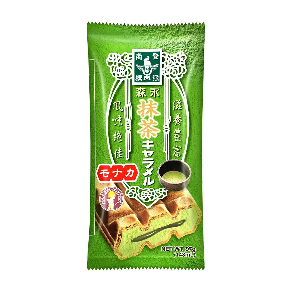 모리나가 말차카라멜 모나카 97g X 6개