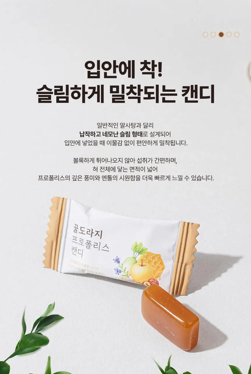 나무인터내셔널 꿀도라지 프로폴리스 캔디 40개입 상세페이지 8