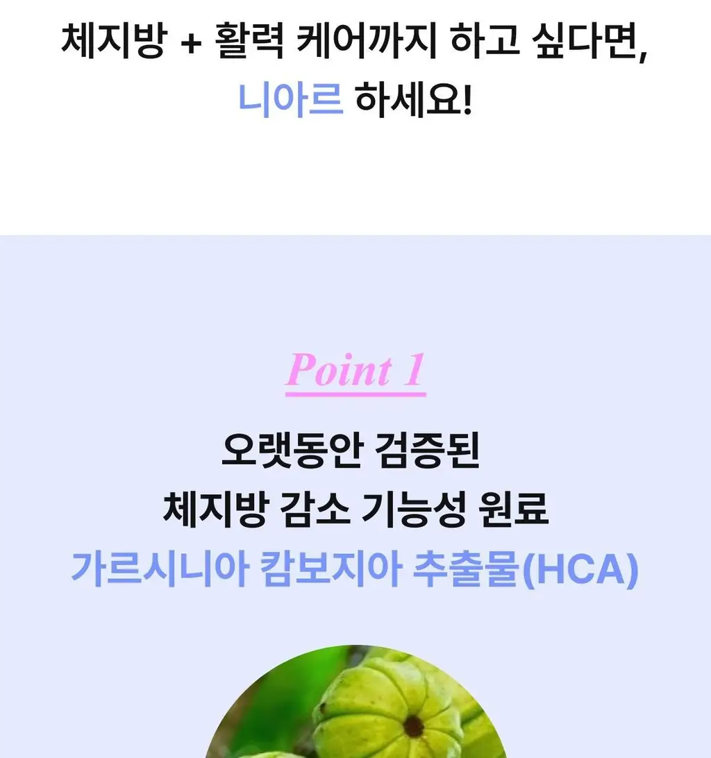 니아르 가르시니아 14정 (7일분) 2종 (감귤맛/샤인머스캣맛) 상세페이지 21