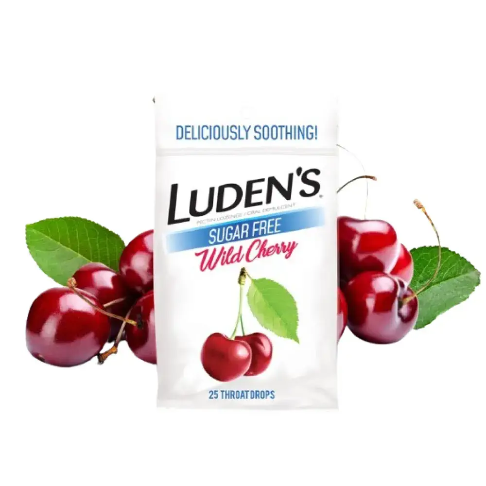 루덴스 슈가프리 캔디 75g 와일드체리향