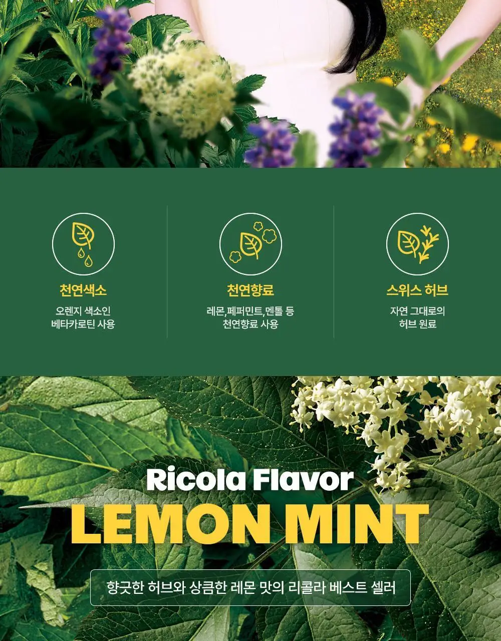 리콜라 레몬민트 70g 상세페이지 2