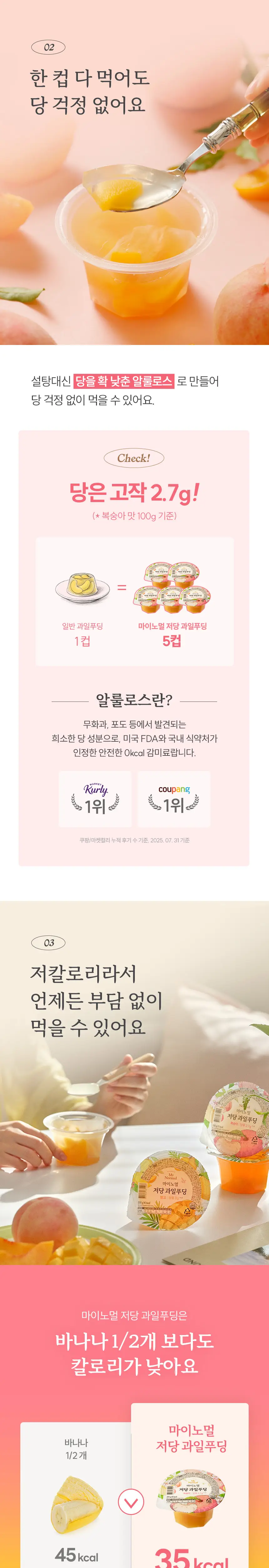 마이노멀 저당 과일푸딩 200g 망고 6개입(1BOX) 상세페이지 13