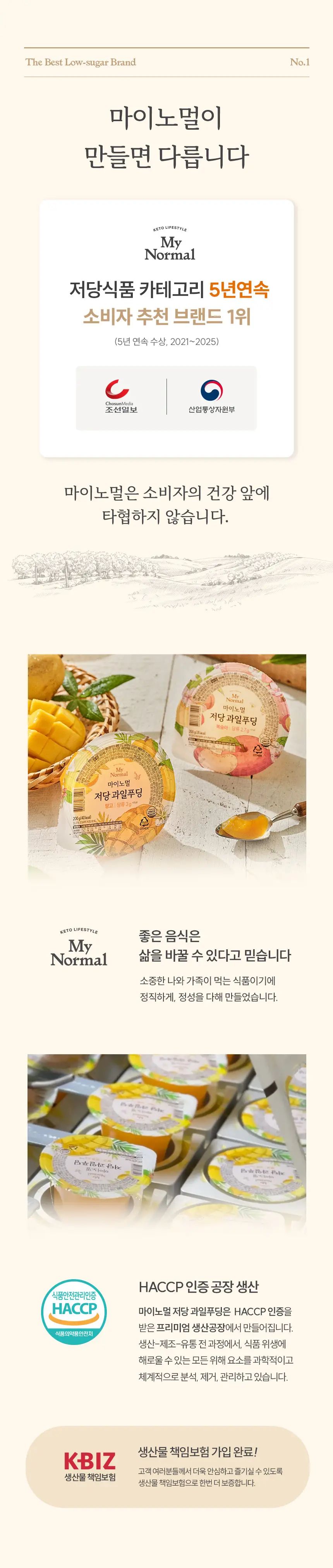 마이노멀 저당 과일푸딩 200g 망고 6개입(1BOX) 상세페이지 16