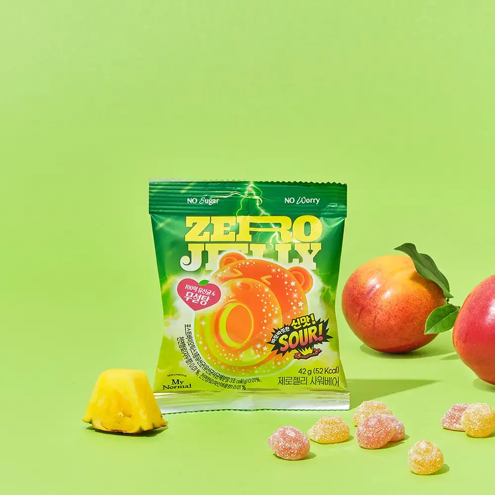 마이노멀 제로젤리 사워베어 42g 8개입 (1BOX)