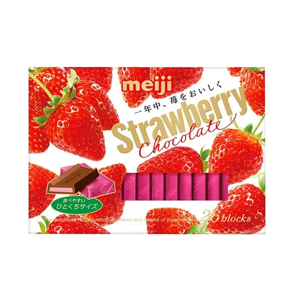메이지 스트로베리 초콜릿 120g