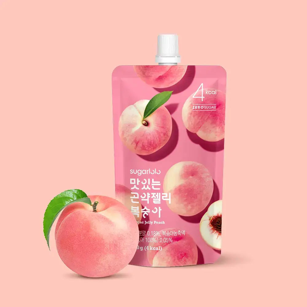 슈가로로 곤약젤리 복숭아 150g