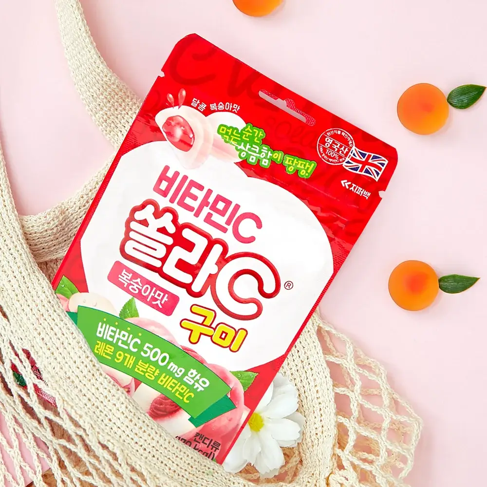 쏠라C 구미 복숭아맛 50g
