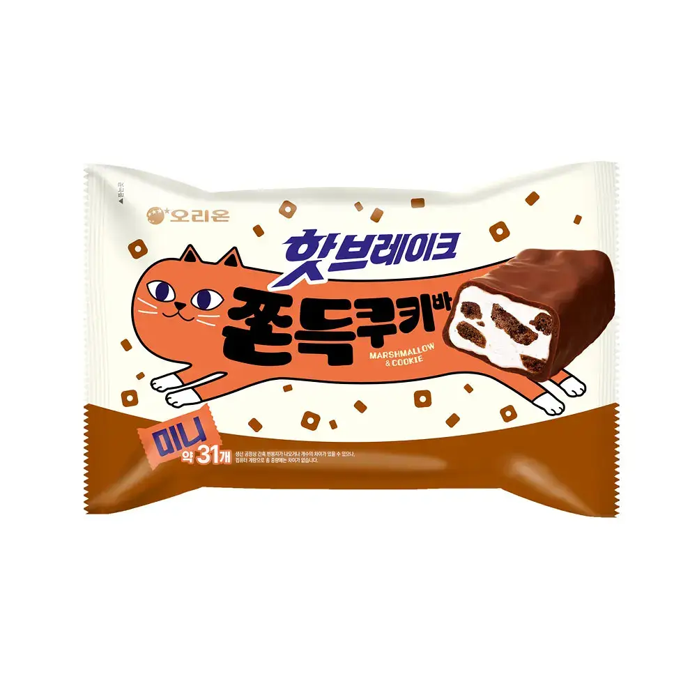 오리온 핫브레이크 쫀득쿠키바 352g