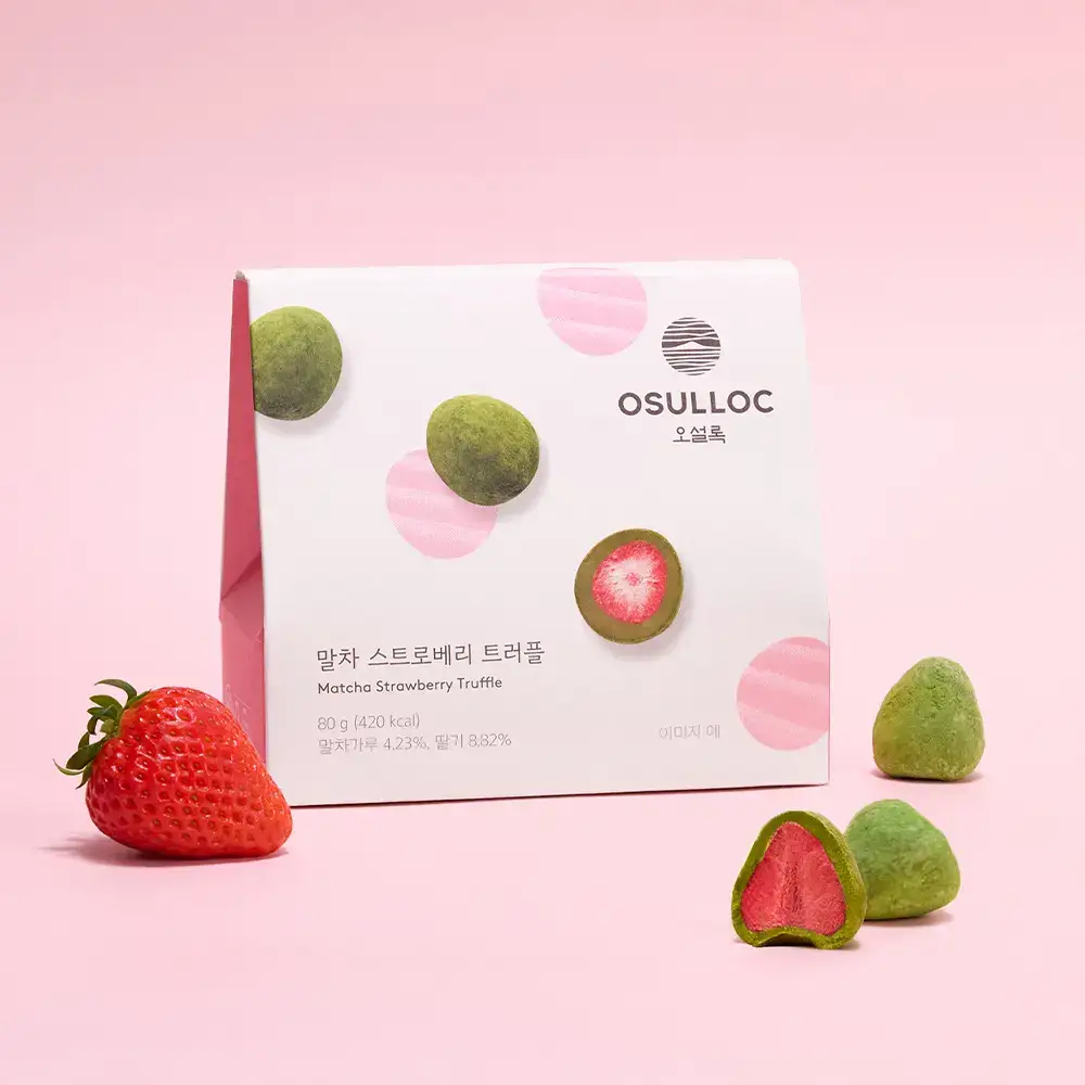 오설록 말차 스트로베리 트러플 80g