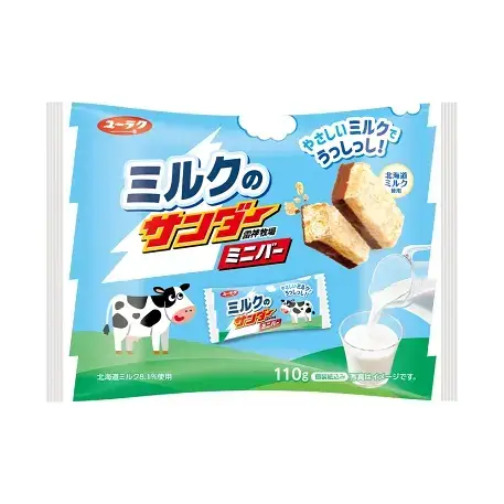 유라쿠 블랙썬더 미니바 우유 105g