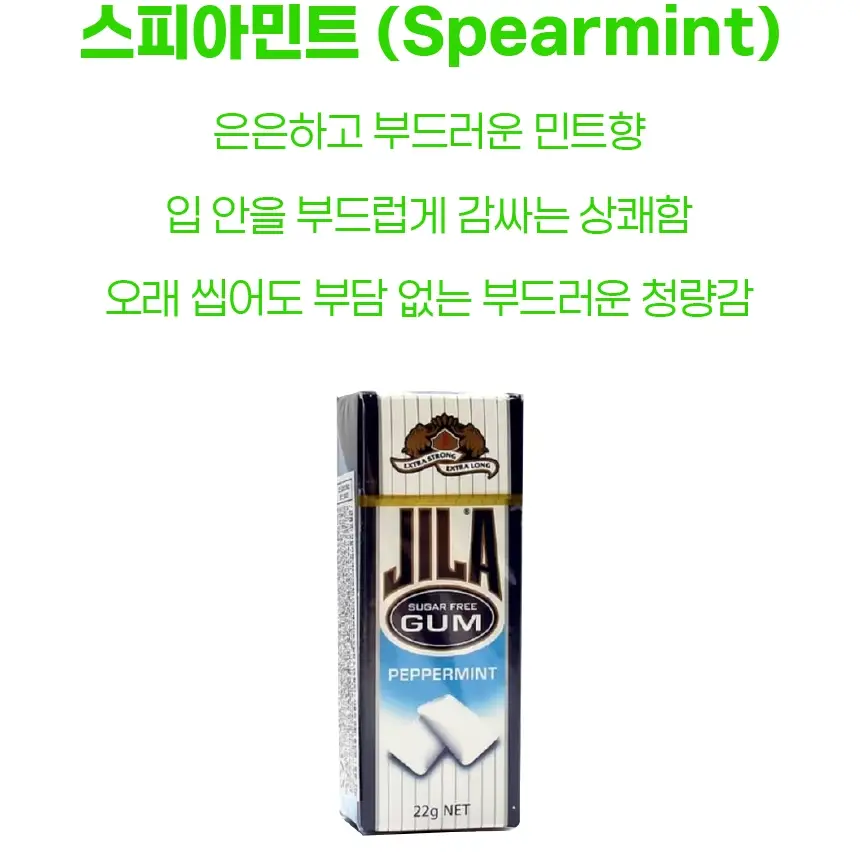 자일라 무설탕 스피어민트 껌 22g 상세페이지 16