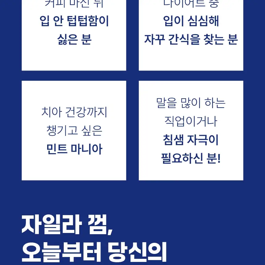 자일라 무설탕 스피어민트 껌 22g 상세페이지 18