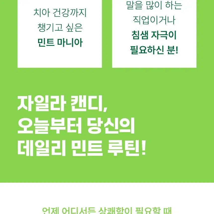 자일라 무설탕 캔디 34g 2종 택1 상세페이지 18
