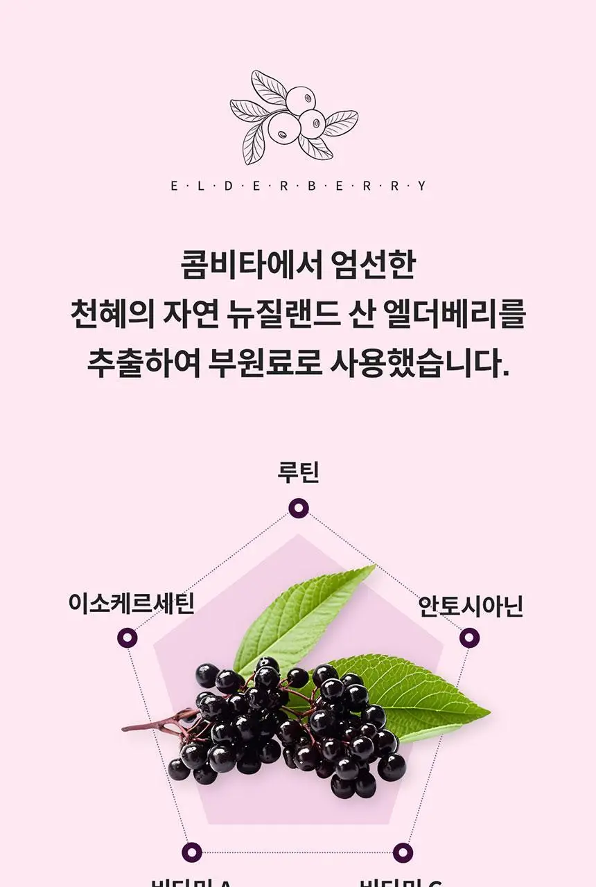 콤비타 UMF10+ 마누카꿀 로젠지-엘더베리&비타민C 캔디 (12입) 상세페이지 13
