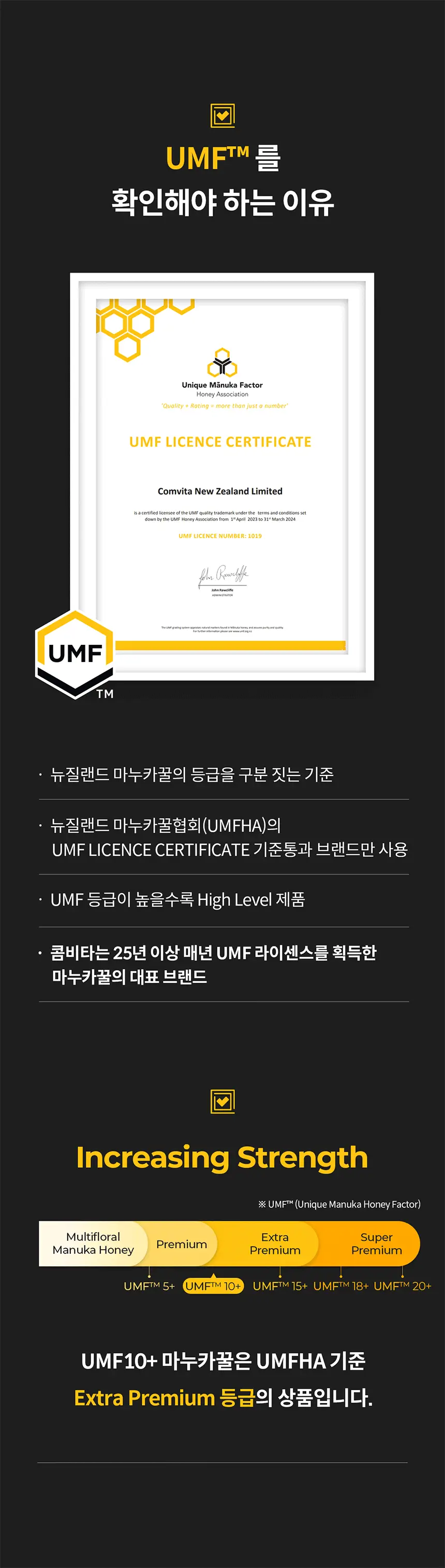 콤비타 UMF10+ 퓨어 마누카꿀 로젠지 상세페이지 13