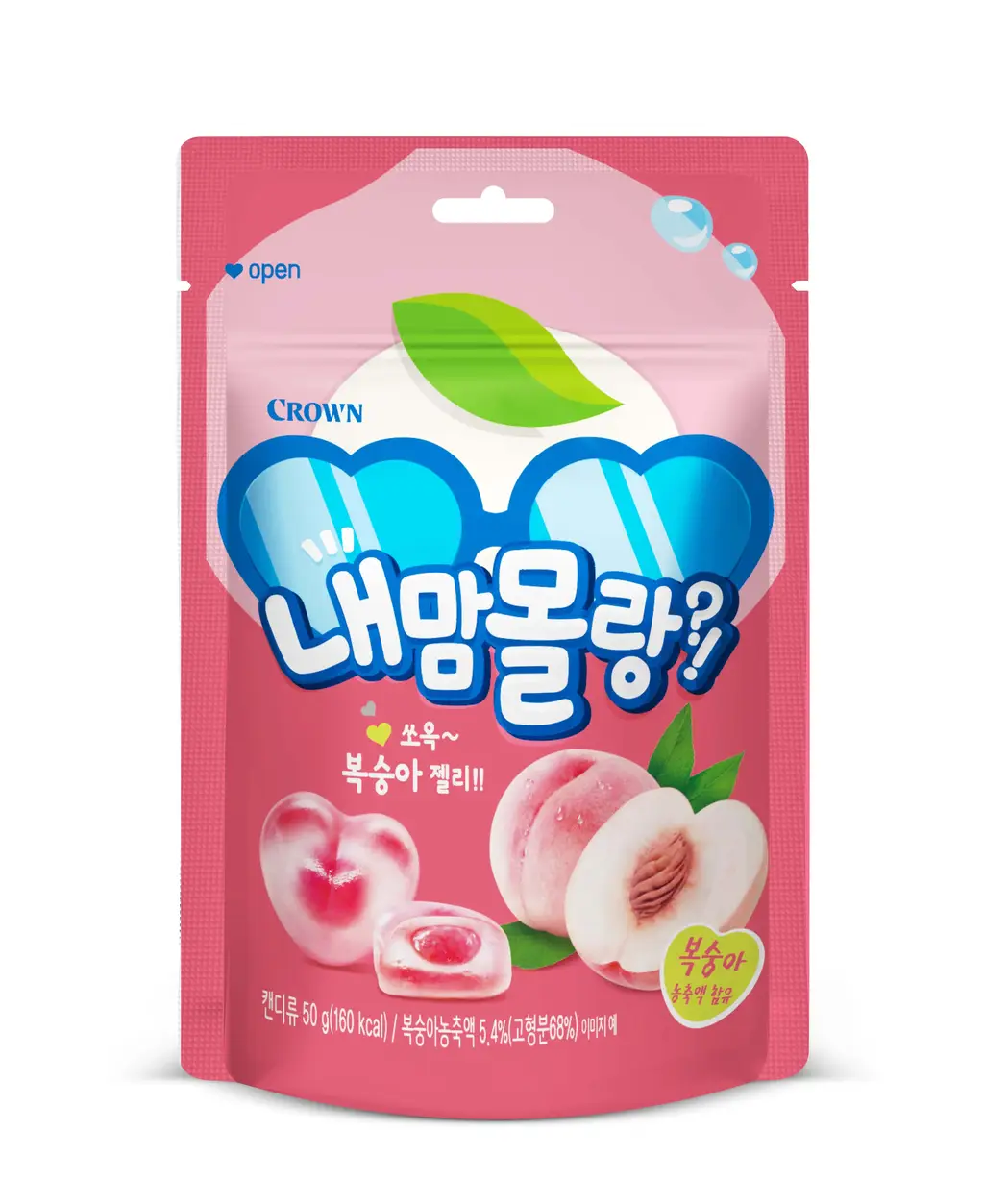 크라운 내맘몰랑쏘옥 복숭아 50g