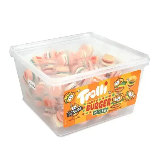 트롤리 미니버거모양 젤리 600g