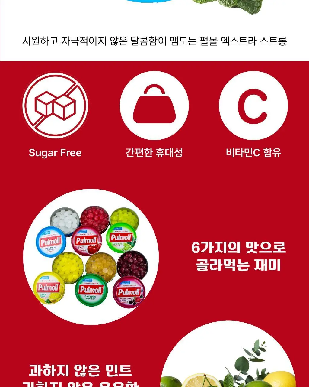 펄몰 캔디 45g 6종 중 택1 (레몬/체리/믹스베리아사이/라임민트/엑스트라스트롱/유칼립투스멘톨) 상세페이지 18