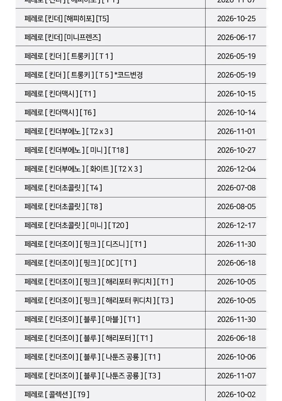 페레로 킨더조이 초콜릿 3개입 x 4세트 (총 12개입) 2종 중 택1+나튠즈 공룡인형(랜덤)/해리포터 진열장 증정 상세페이지 21